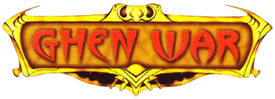 Ghen War title screen for Sega Saturn